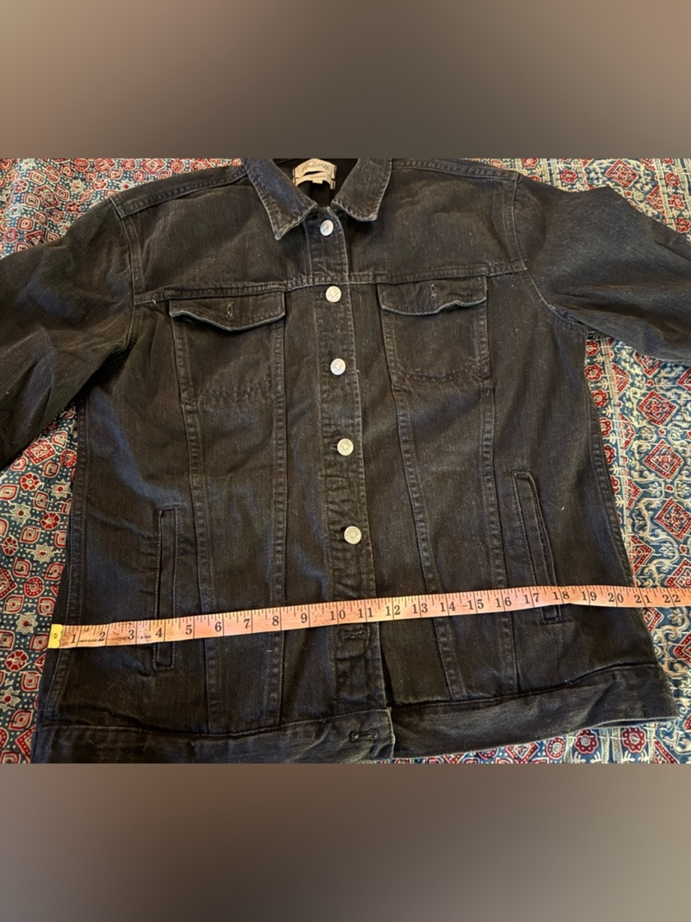 Madewell Black Denim Jean Jacket - Picture 8 of 11